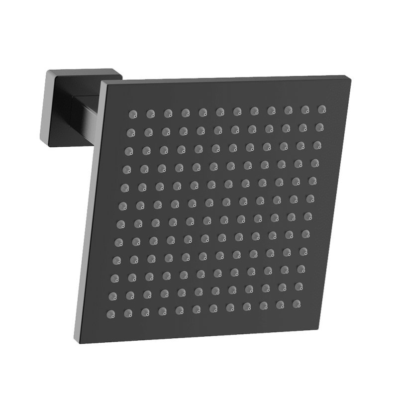Brass Square Vertical Shower 200mm Drop