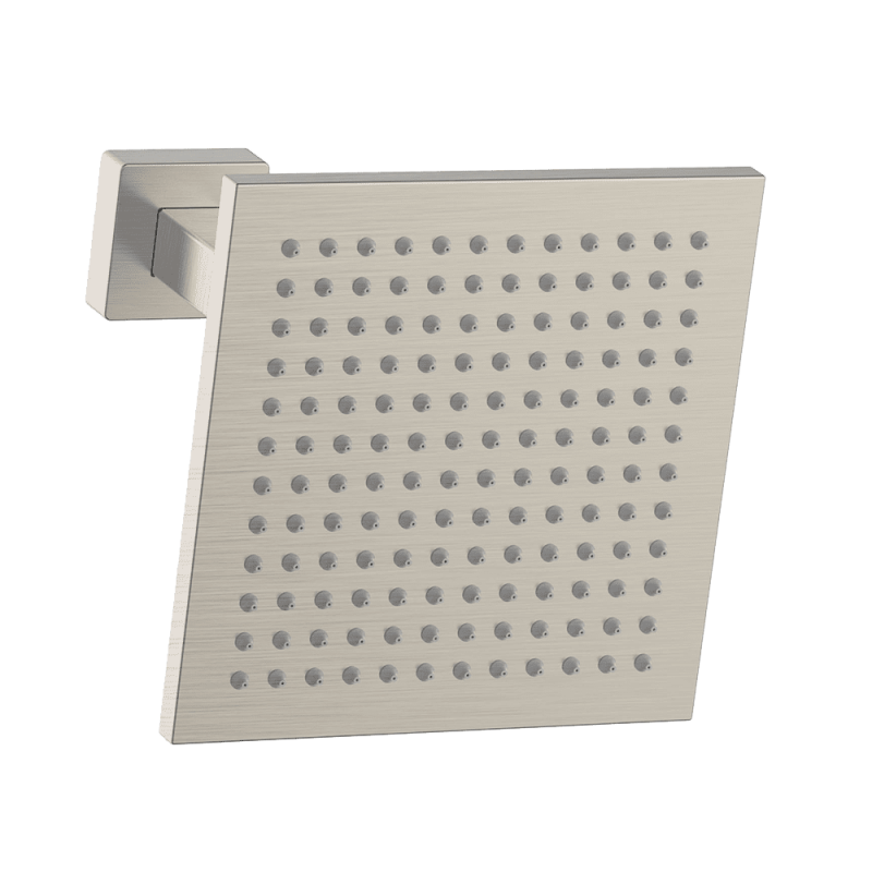 Brass Square Vertical Shower 200mm Drop