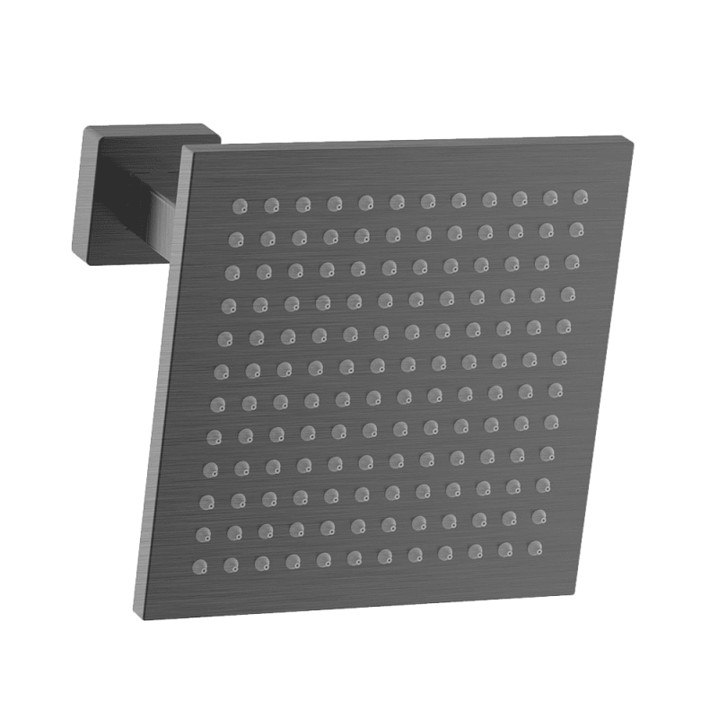 Brass Square Vertical Shower 200mm Drop