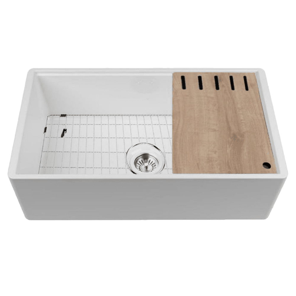 Chambord chambord-legrande Chambord LEGRANDE Single Bowl Reversible Fireclay Kitchen Sinks