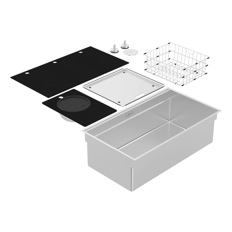 Abey Boutique abey-bpiazzaplus Boutique Piazza Plus Bowl Large Bowl Kitchen Sinks