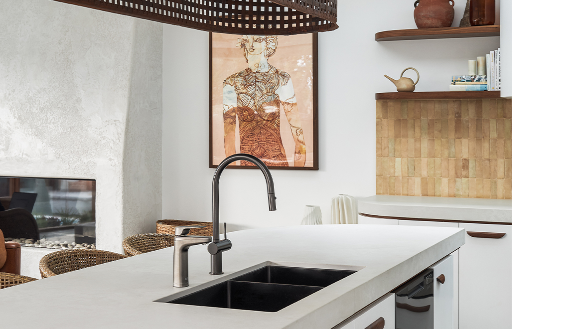 Stylish kitchen design.