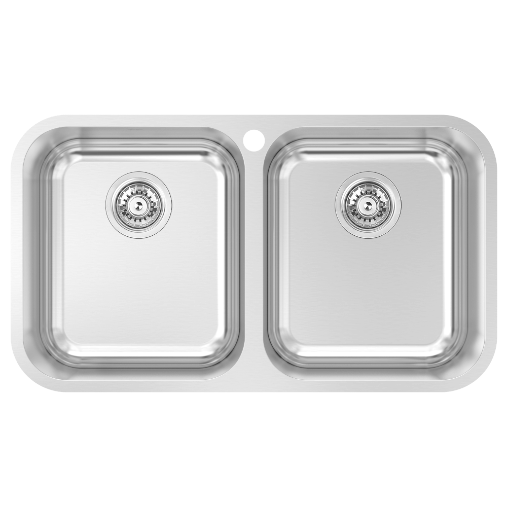 Abey princess Princess Double Bowl with Tap Hole Kitchen Sinks
