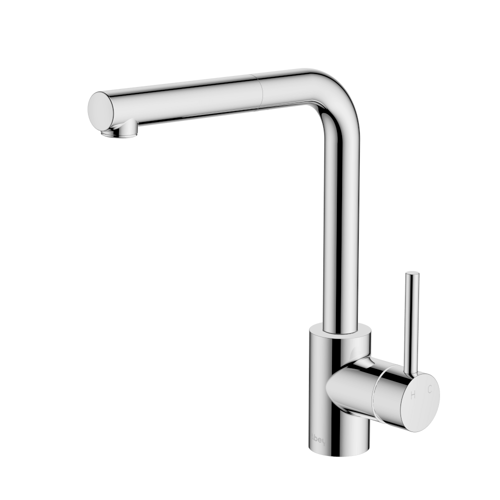 Abey lucia Lucia Sidelever Mixer with Pull Out Lead Free Kitchen Taps & Mixers