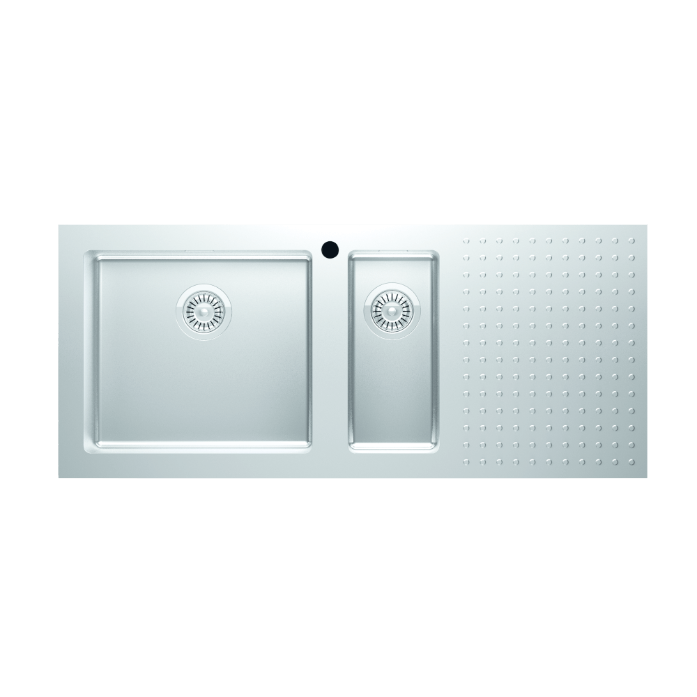 Barazza select Barazza Select 120 One and One Third Bowl with Drainer Left Hand Bowl Kitchen Sinks