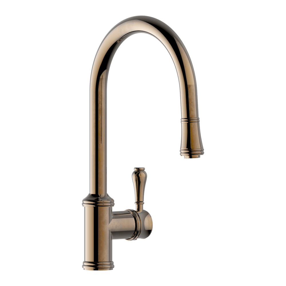 Provincial Single Lever Kitchen Mixer with Pull Out Lead Free - Image 5