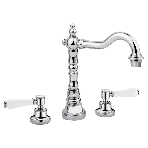 Armando Vicario provincial Provincial 3 piece basin set with Lever Handles Wall & Basin Mixers
