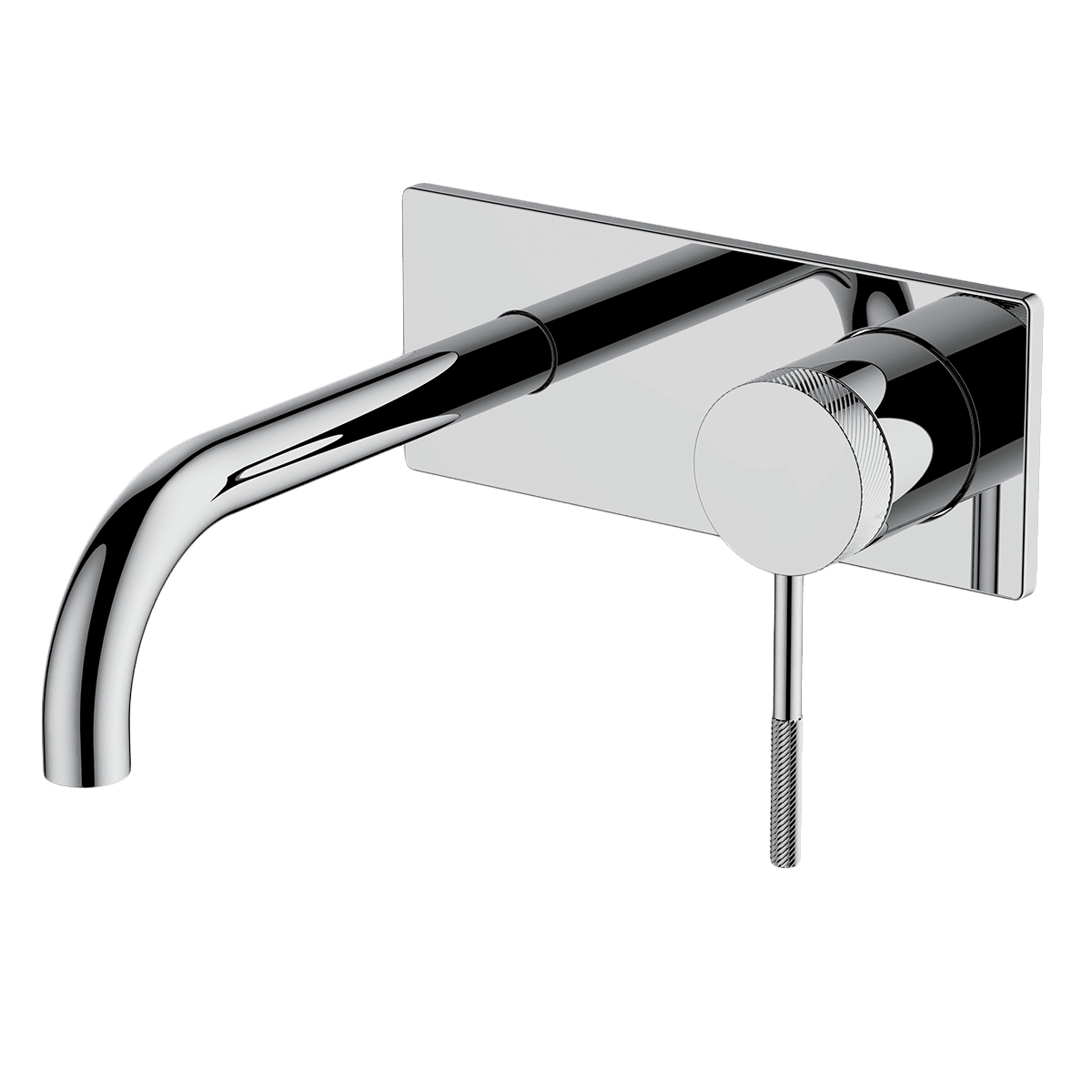 Gareth Ashton poco-knurled Poco Knurled Wall Basin/Bath Set 165mm Wall & Basin Mixers