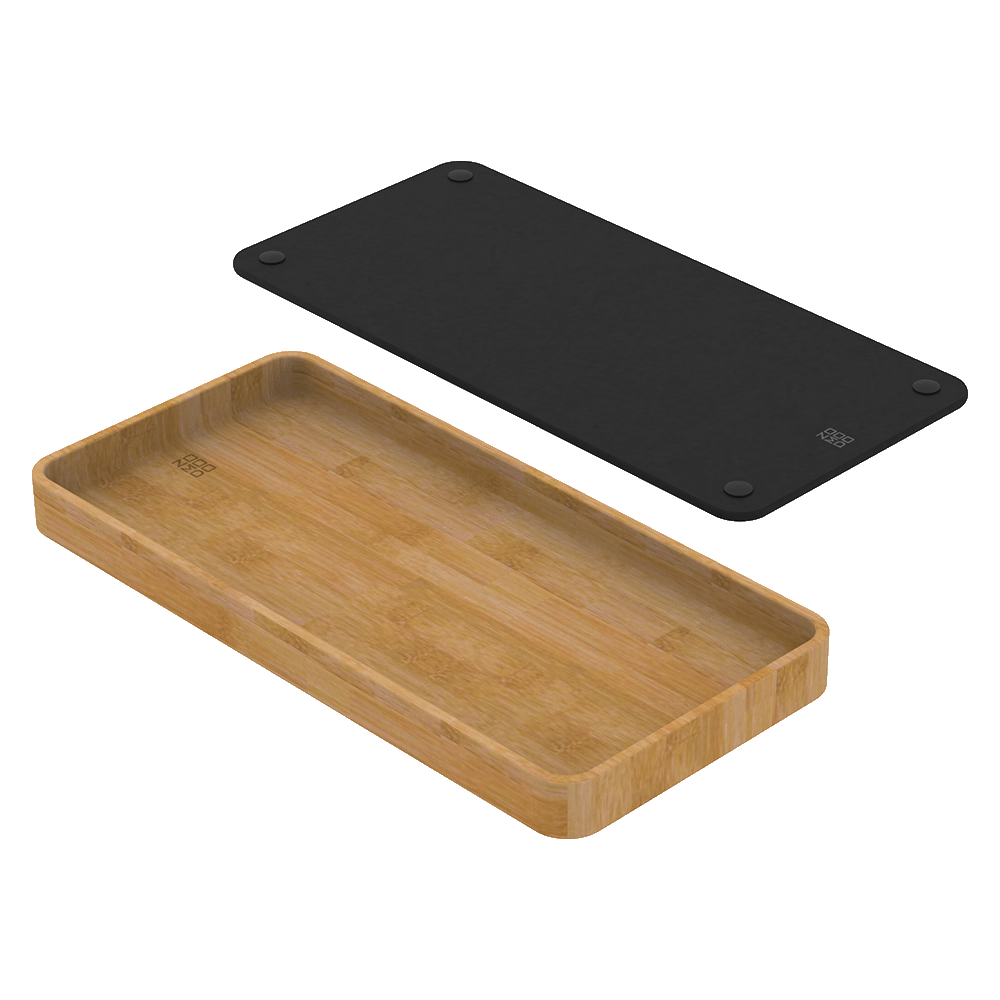 Abey Boutique abey-baccess Boutique Fibre Rock & Bamboo Tray Set Sink Accessories