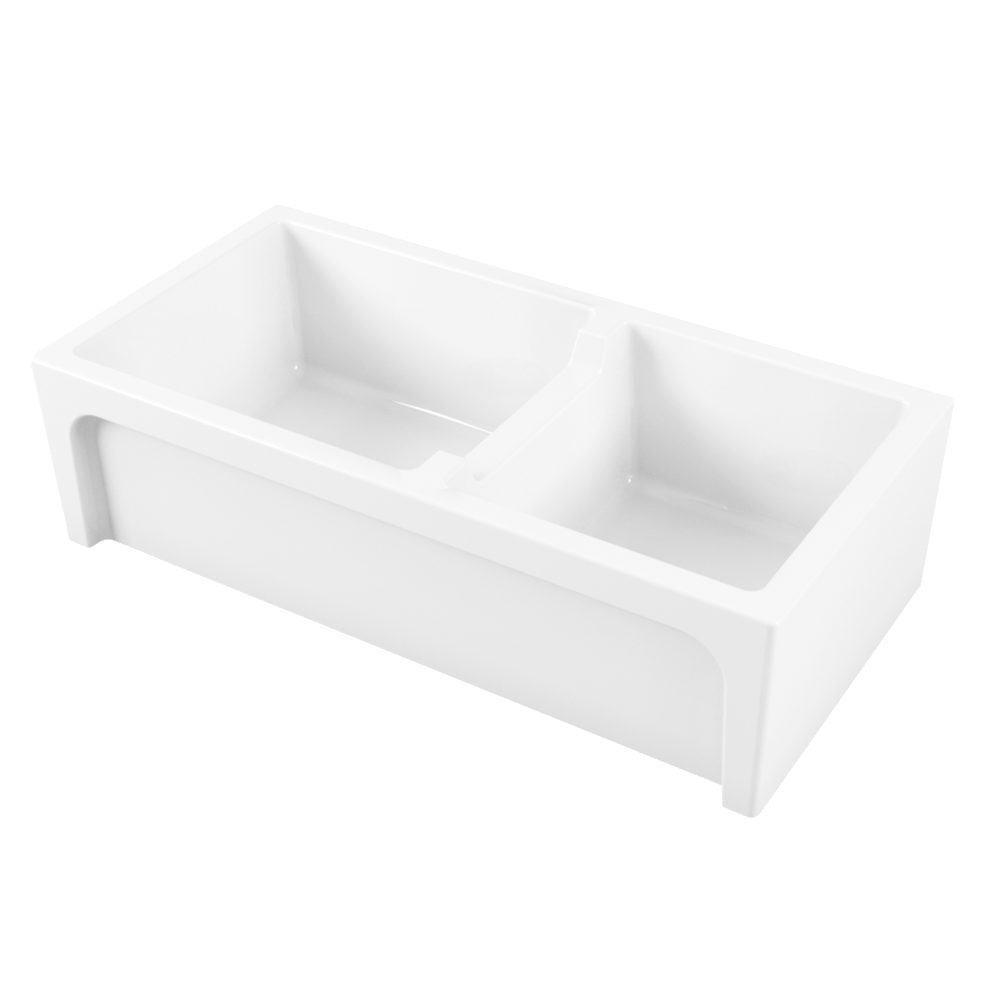 Chambord chambord-charles Chambord CHARLES Bowl & Three Quarter Fireclay White Kitchen Sinks