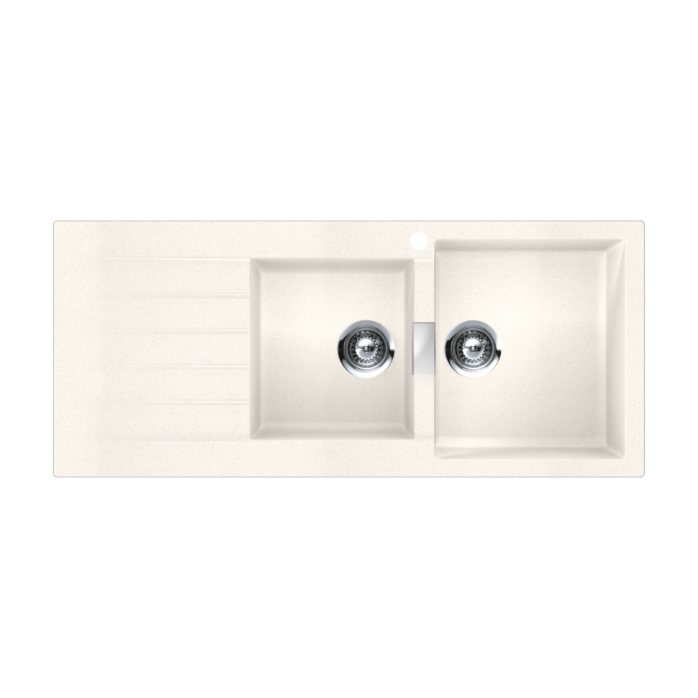 Schock signus Schock Signus Polaris 1& 3/4 Bowl Right Hand Bowl 1TH Kitchen Sinks