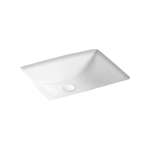 Gareth Ashton vela Vela Rectangle Undermount Basin with Overflow Basins