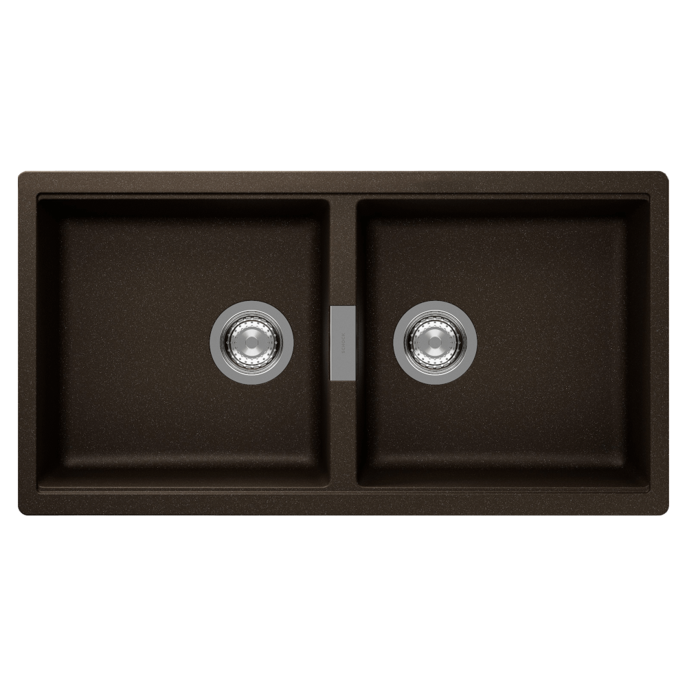 Schock horizont Schock Horizont Double Bowl Undermount Bronze Kitchen Sinks