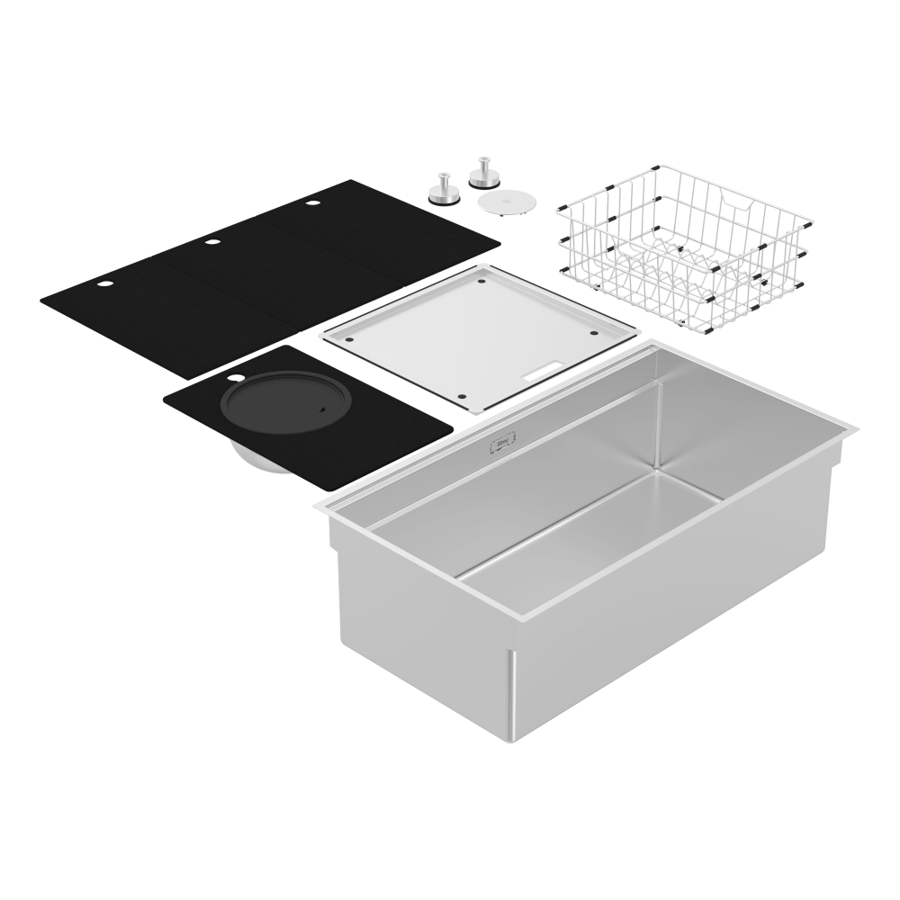 Abey Boutique abey-bpiazzaplus Boutique Piazza Plus Bowl Large Bowl Kitchen Sinks