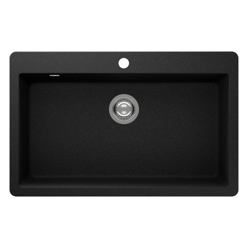 Schock virtus Schock Virtus Large Bowl 1TH Onyx Kitchen Sinks