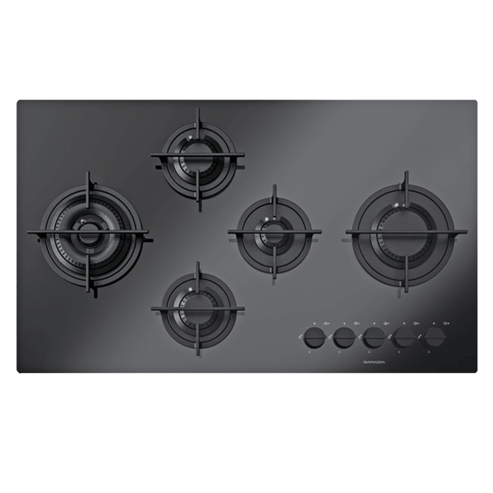 Barazza mood Barazza Mood 90cm Built-in Hob Black Glass Ceramic Kitchen Appliances