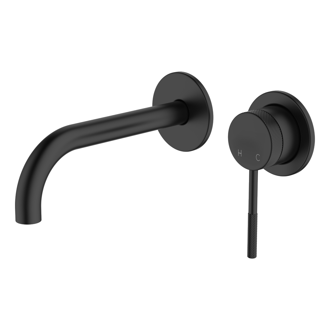 Poco Knurled Wall Basin/Bath Set 165mm Lead Free - Image 4