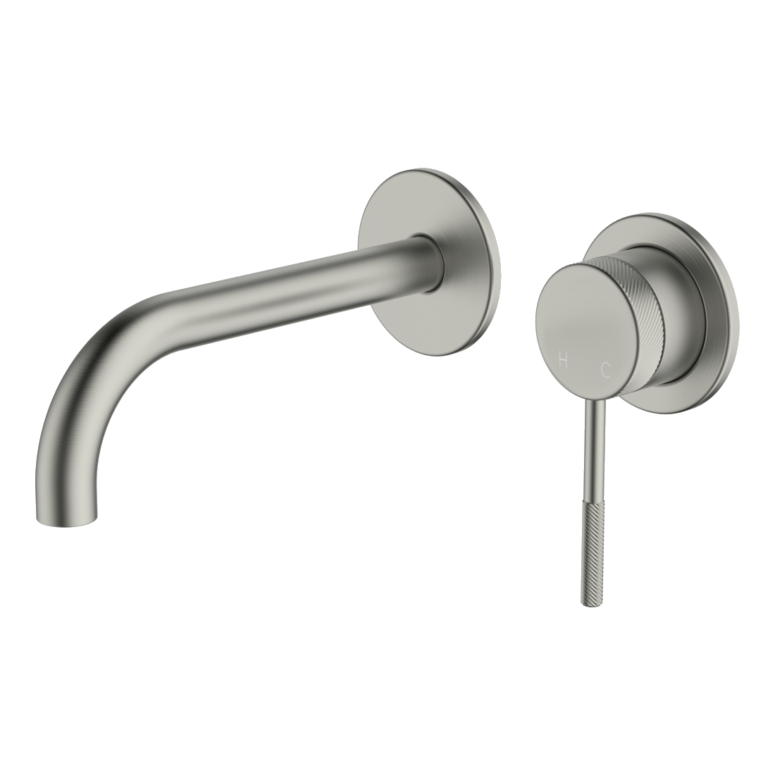 Poco Knurled Wall Basin/Bath Set 165mm Lead Free - Image 8