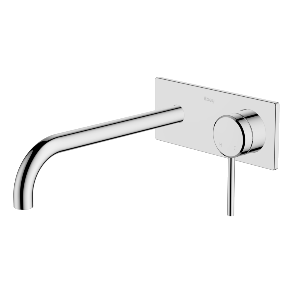 Abey abey-poco Poco Wall Basin/Bath Set 220mm Lead Free Wall & Basin Mixers