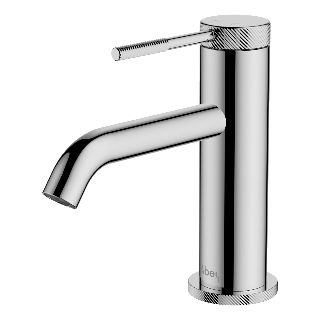 Abey abey-poco-knurled Poco Knurled Basin Mixer Lead Free Wall & Basin Mixers