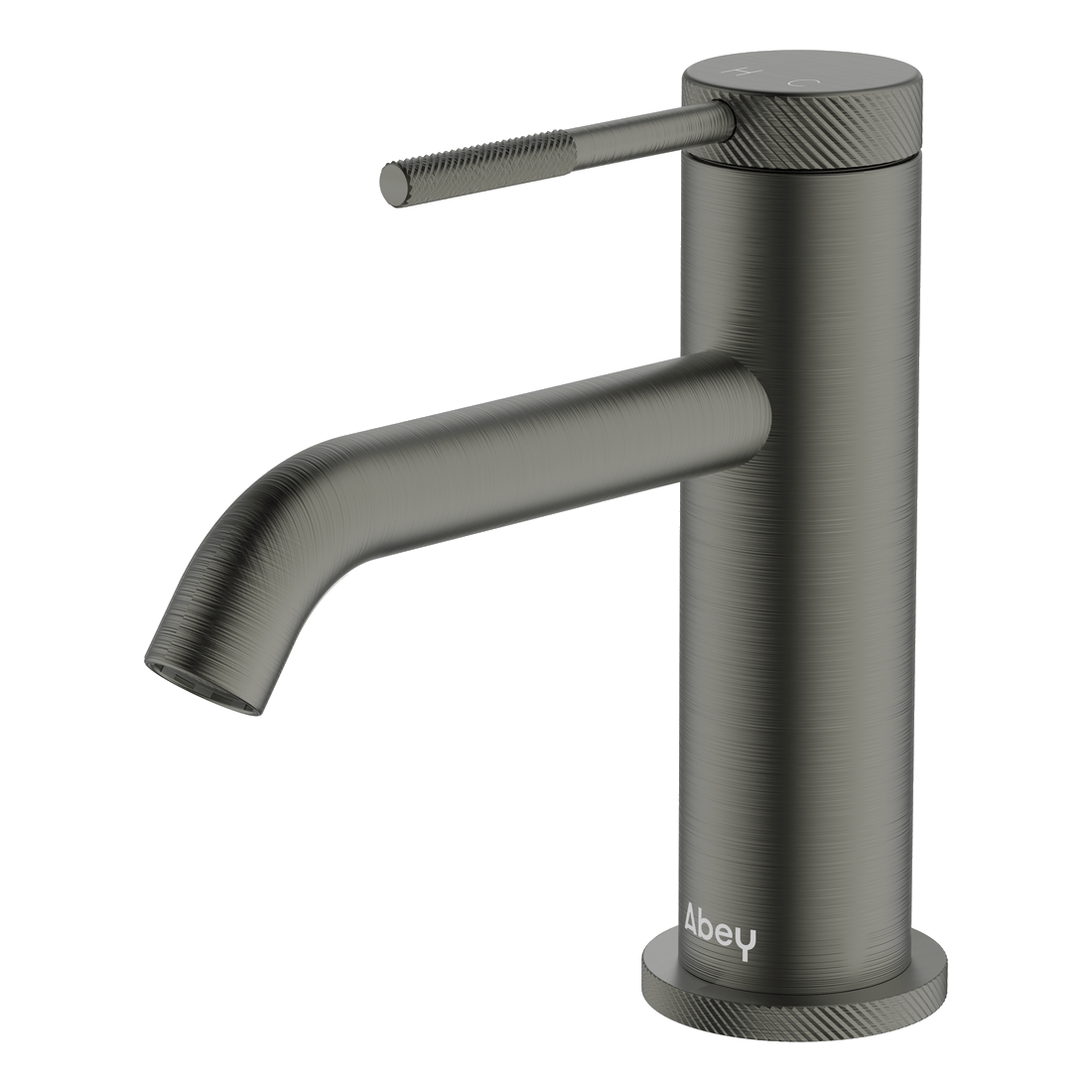 Poco Knurled Basin Mixer Lead Free