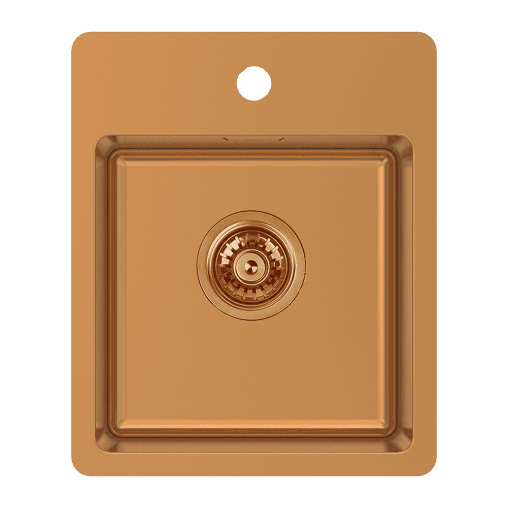 Abey bar-sinks BS2 Bar Sink with Tap Landing Artisan Copper Bar Sinks