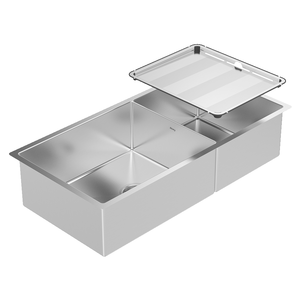 Abey abey-piazza Piazza One & 3/4 Square Bowl Kitchen Sinks