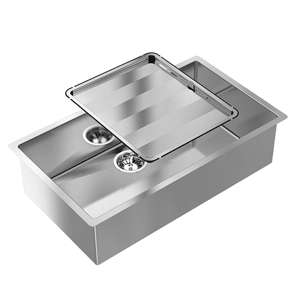 Abey abey-piazza Piazza 720 Square Single Bowl Kitchen Sinks