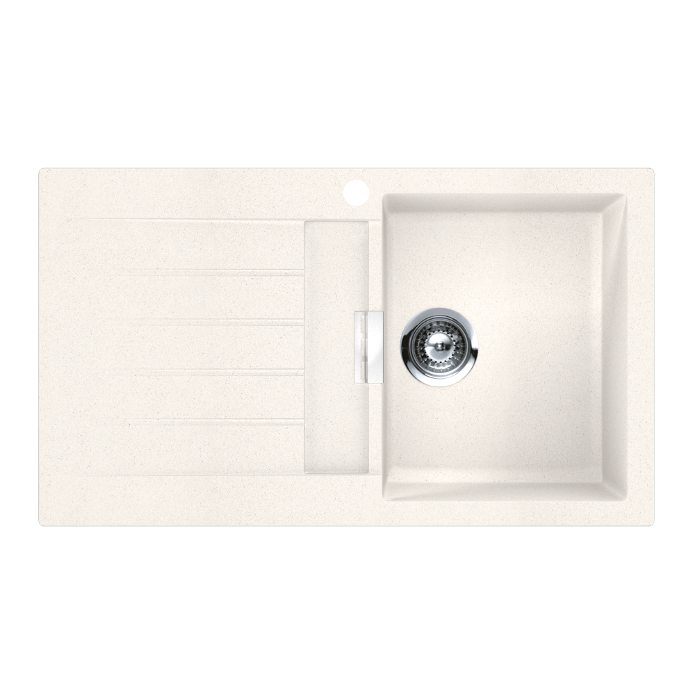 Schock signus Schock Signus Polaris Single Right Hand Bowl & Drainer 1TH Kitchen Sinks