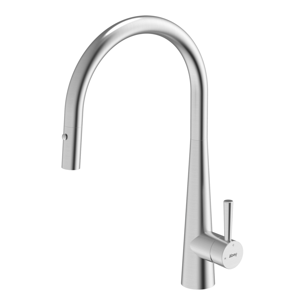 Abey abey-316 316 Gooseneck Pull Out Dual Spray Function Stainless Steel Kitchen Mixer Kitchen Taps & Mixers