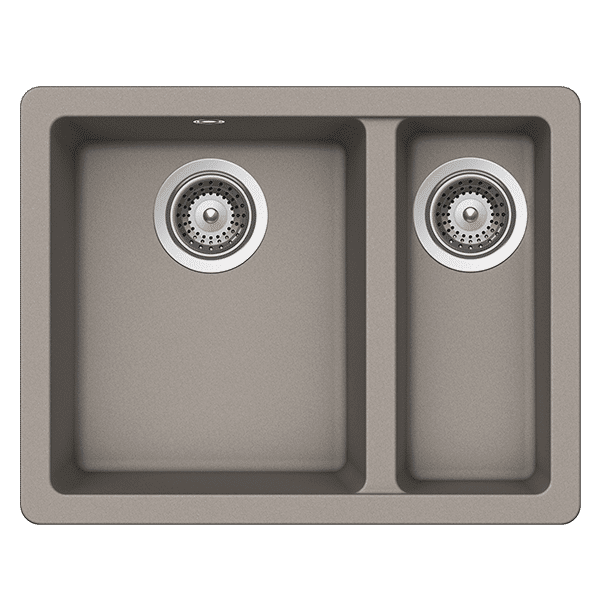 Schock quadro Schock Quadro One & 1/2 Bowl Concrete Kitchen Sinks