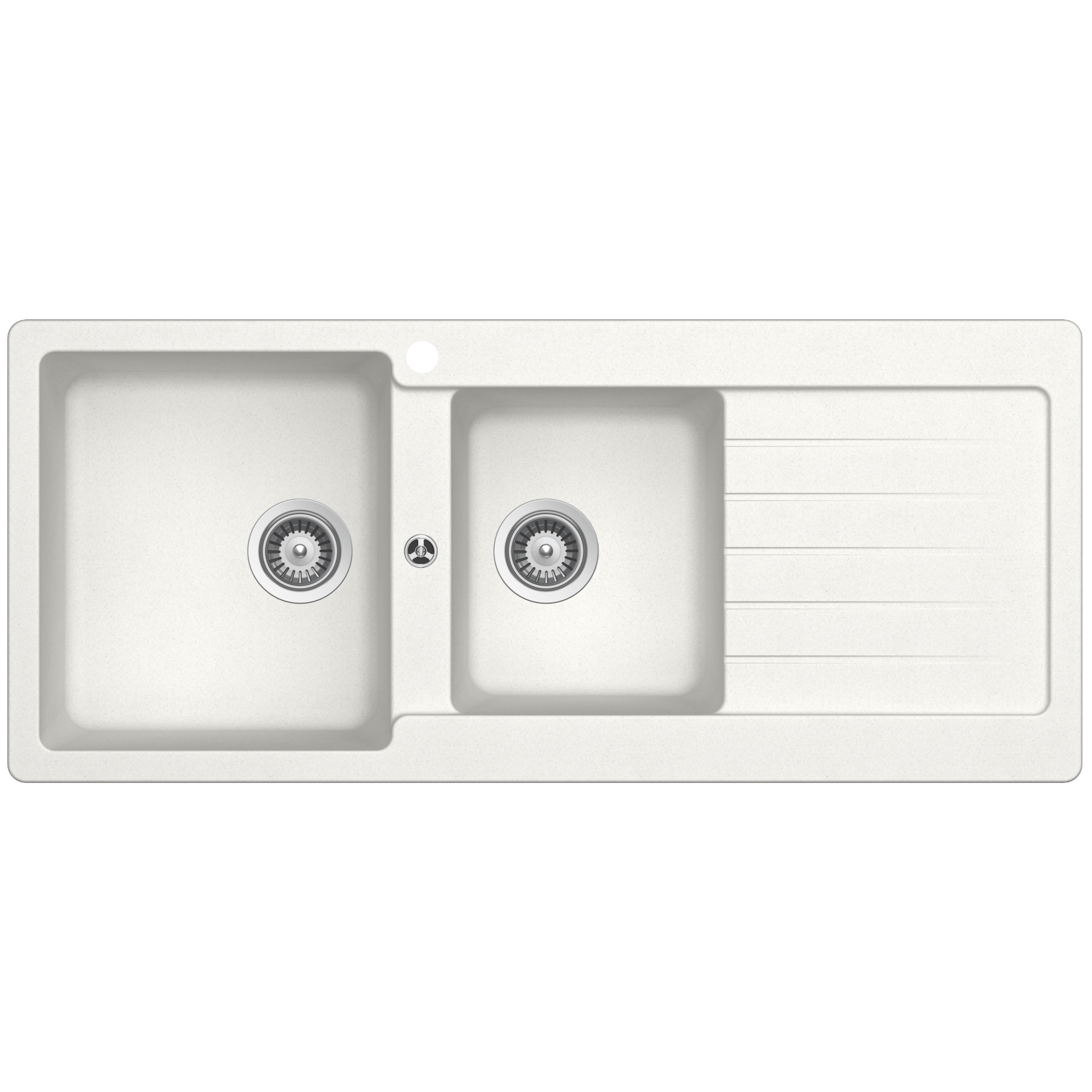 Schock typos Schock Typos 1 & 3/4 Bowl Alpina Left Hand Bowl & Drainer 1TH Kitchen Sinks