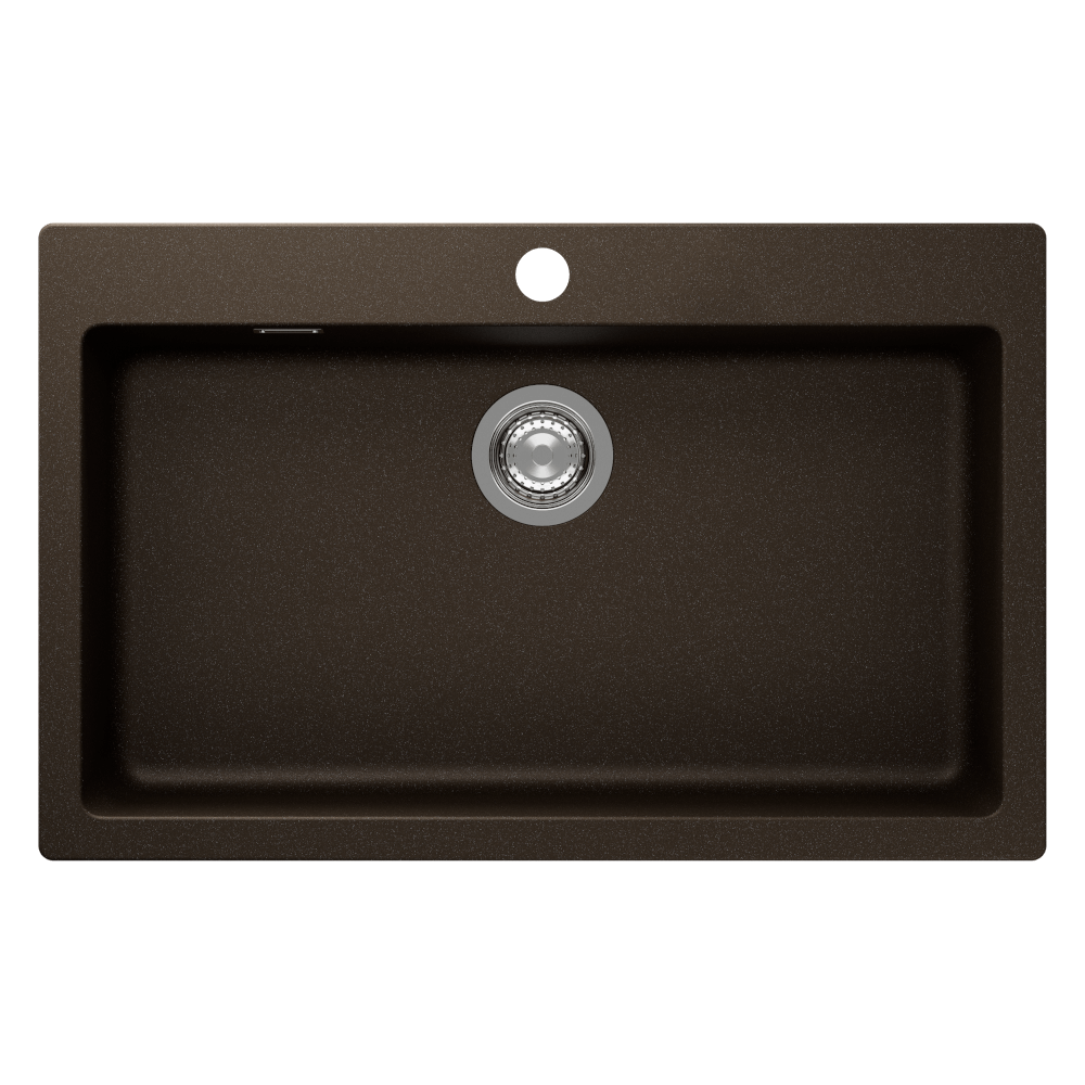 Schock signus Schock Signus Large Single Bowl 1TH Bronze Kitchen Sinks