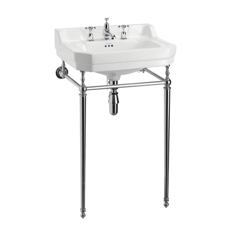 Burlington burlington Edwardian 56cm Basin & Stand 3TH Basins