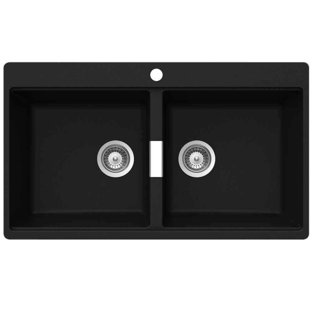 Schock horizont Schock Magma Double 1TH Bowl Kitchen Sinks