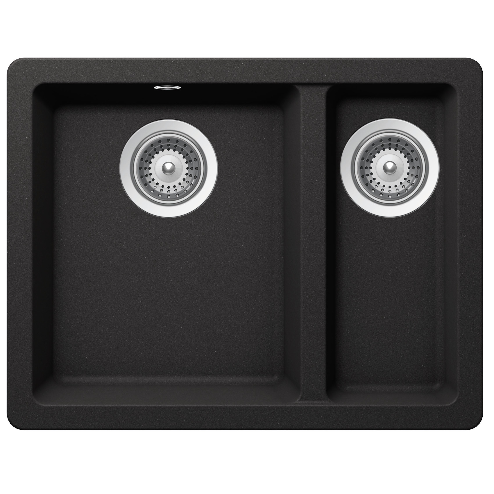 Schock quadro Schock Quadro One & 1/2 Bowl Nero Kitchen Sinks