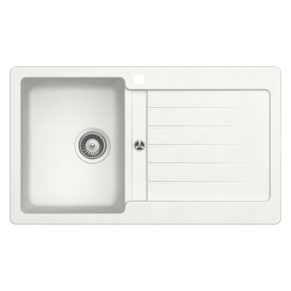 Schock typos Schock Typos Single Bowl with Drainer Alpina Left Hand Bowl 1TH Kitchen Sinks