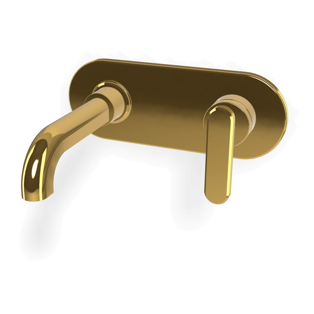 FIMA fima-park-lane Park Lane Wall Basin Set 150mm Spout with Plate