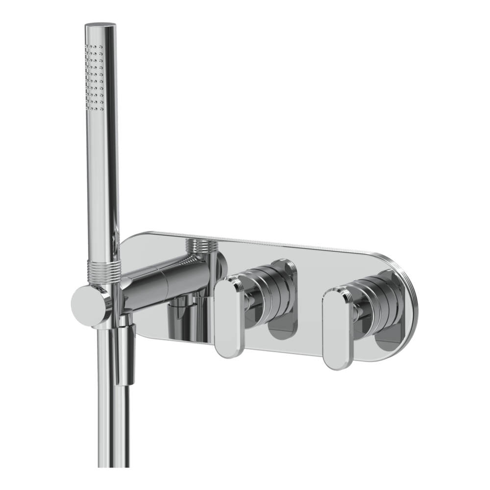 FIMA fima-park-lane Park Lane Wall Bath Set with Plate Wall & Basin Mixers