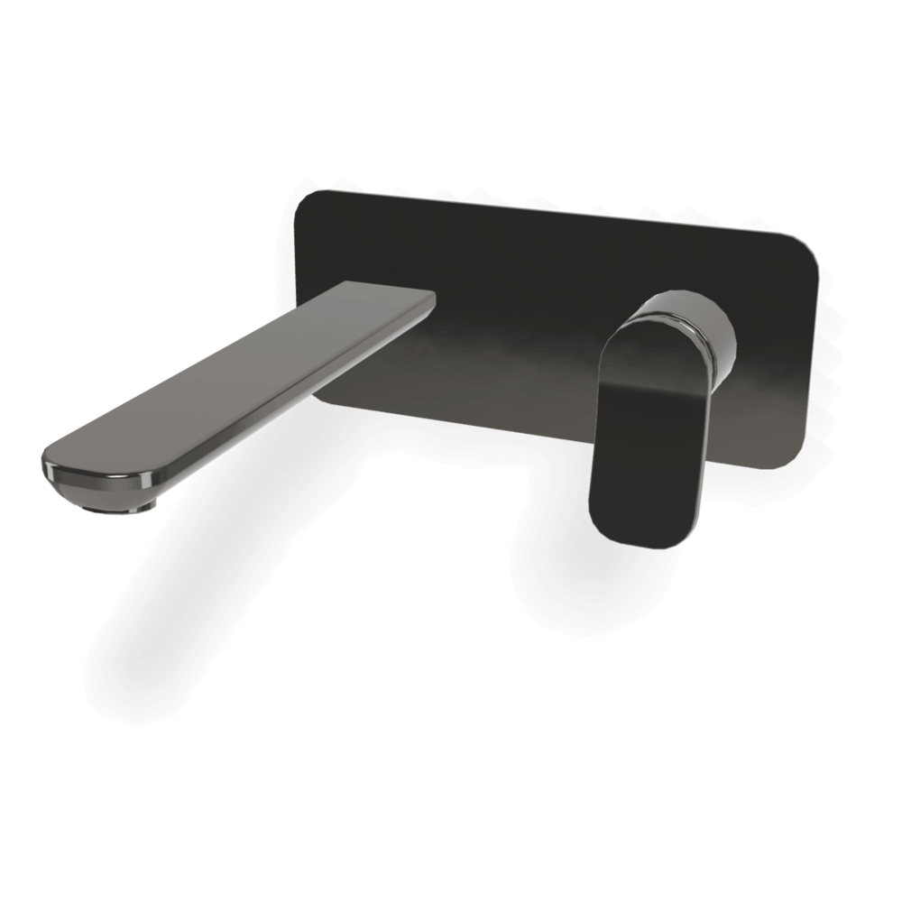 FIMA fima-flo Wall basin set 200mm with plate Bathroom Wall basin Set with spout on plate