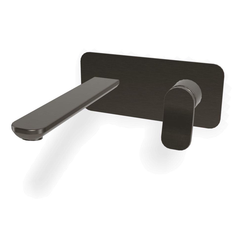 FIMA fima-flo Wall basin set 200mm with plate Bathroom Wall basin Set with spout on plate