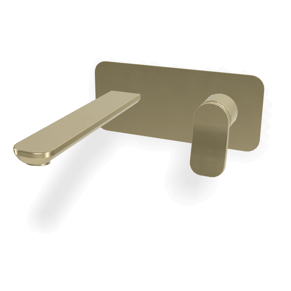 FIMA fima-flo Wall basin set 200mm with plate Bathroom Wall basin Set with spout on plate
