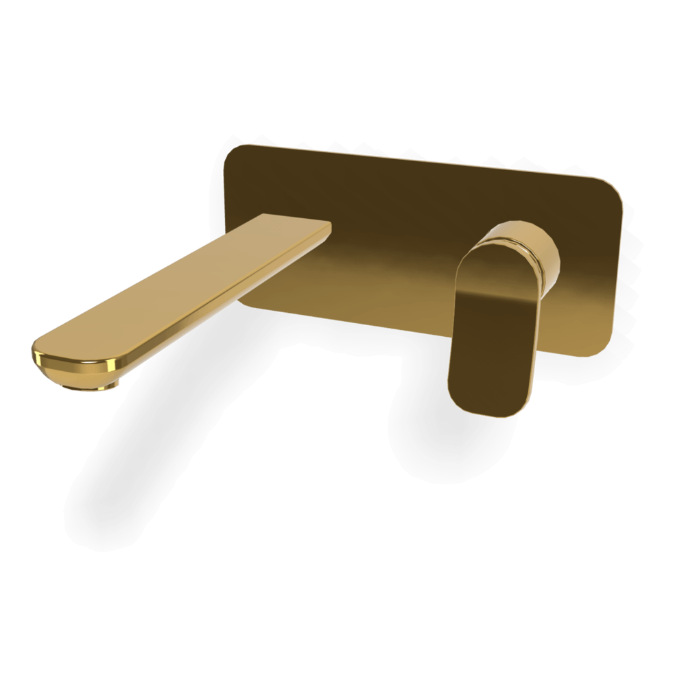 FIMA fima-flo Wall basin set 200mm with plate Bathroom Wall basin Set with spout on plate