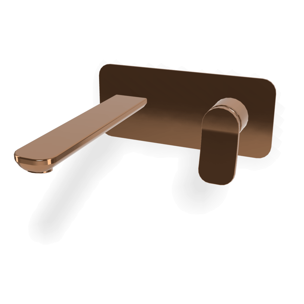 FIMA fima-flo Wall basin set 200mm with plate Bathroom Wall basin Set with spout on plate