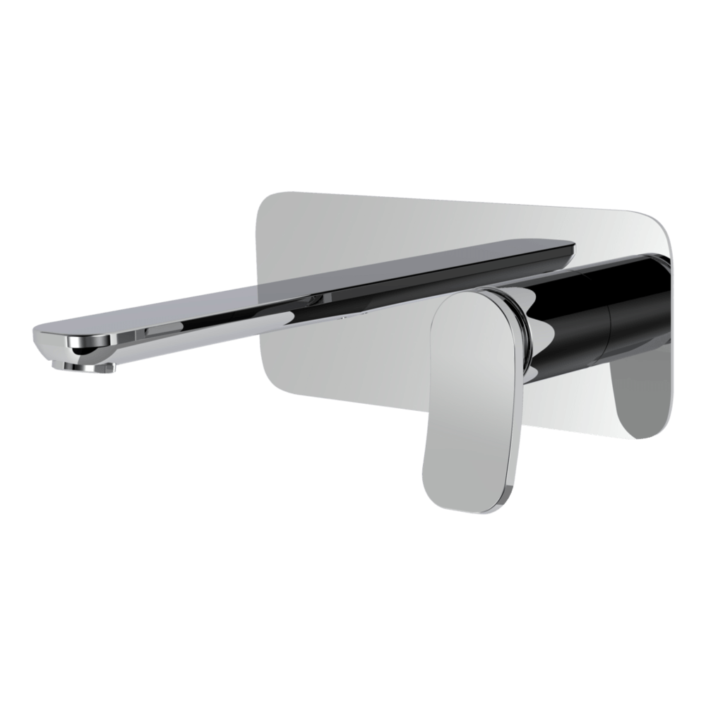 FIMA fima-flo Wall basin set 150mm with plate Bathroom Wall basin Set with spout on plate