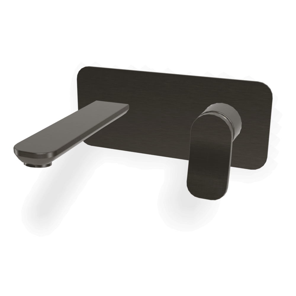 FIMA fima-flo Wall basin set 150mm with plate Bathroom Wall basin Set with spout on plate