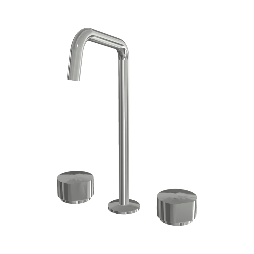 FIMA fima-so 3 Hole Basin Set Spout D 18mm with S2 Handles Wall & Basin Mixers